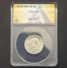 1928 Standing Liberty Quarter — ANACS AU55 🔥