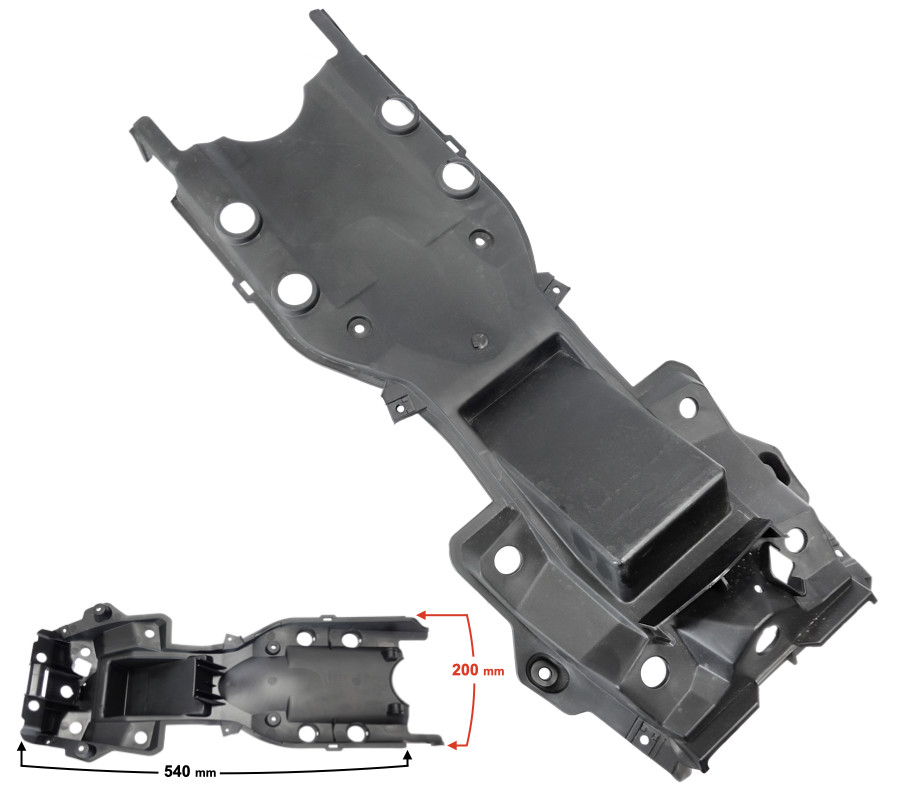 Boîtier intérieur de la batterie Naked 50 antichoc avec isolation thermique intégrée