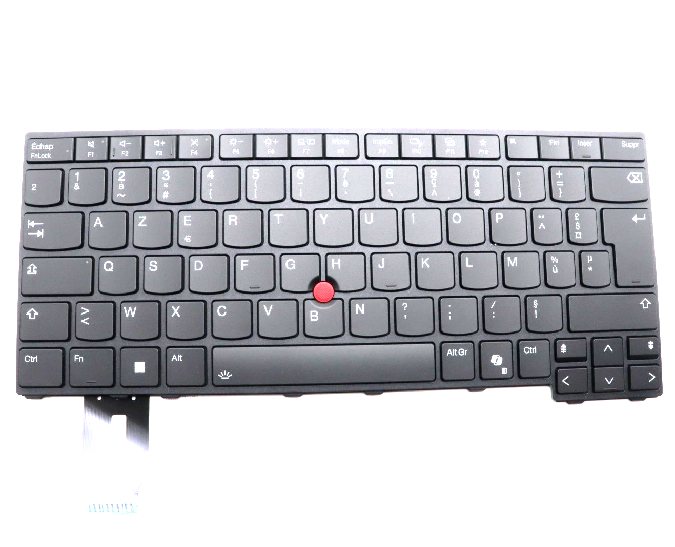 French black (backlit) keyboard (with pointstick) assembly - Lenovo Thinkpad L14