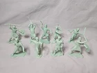 Vintage Marx Fighting Knights And Vikings Playset - Vikings 9 Different Figures