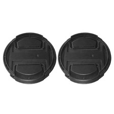2 Piece 49mm Camera Lens Cap Precised Locking Mechanism Scratch Resistant