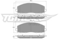 Tomex Brakes Bremsbelagsatz, Scheibenbremse TX 19-19 FüR Chrysler Dodge Jeep VW