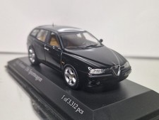 1:43 Minichamps ALFA ROMEO 156 sportwagon Diecast Model Black