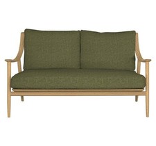 Ercol Marino Medium Sofa in OA Ash & E812 Fabric W152 D85 H86 SH46CM RRP £3040