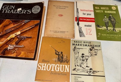 Vintage GUN TRADER S GUIDE & 5 NRA Paperback Booklets And More