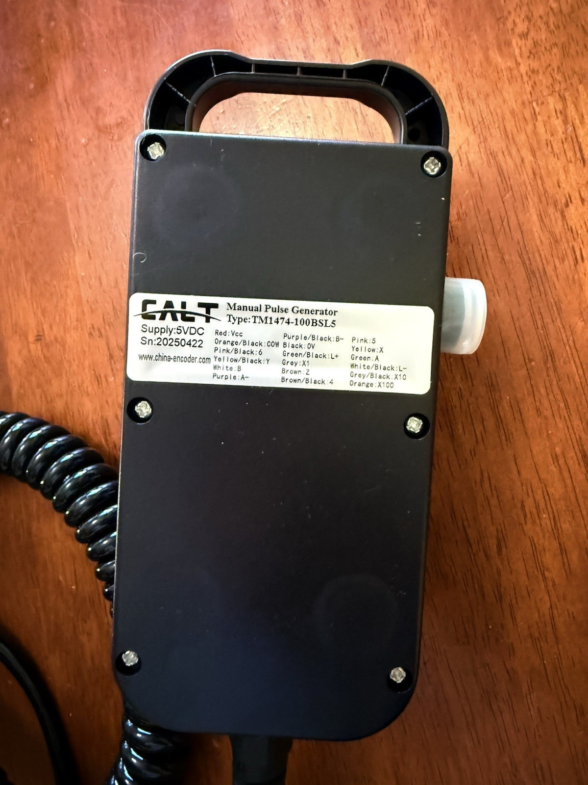 CALT 6 axis Manual Pulse Generator Handheld Wheel Controller TM1474-100BSL5