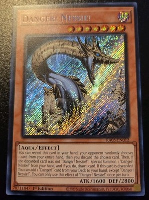 Danger! Nessie! RA05-EN012 1st Edition Secret Rare Rarity Collection V Yu-Gi-Oh!