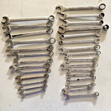 Vintage Lot Of 29 Combination Wrenches In Various Conditions Various Brands Vintage Lot Of 29 Combination Wrenches In Various Conditions Various Brands