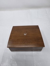 Vintage Bulova Accutron Wrist Watch Wood Wooden Box Case ONLY