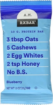 (Free Duty Tax) RXBAR Blueberry AM Protein Bar, 1.9 OZ