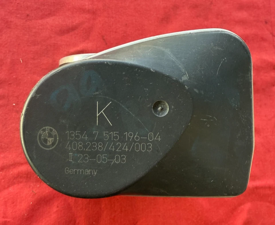 ✅Cuerpo del acelerador genuino para 03-06 BMW 325i 325xi 325Ci 2,5 L I6 #1354 7 515 196-04 Foto 4 de 4