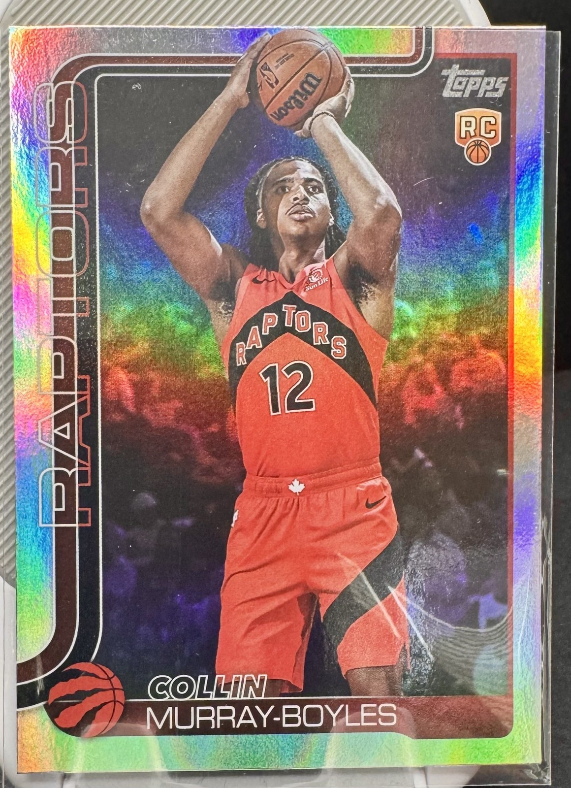 2025-26 Topps #209 Collin Murray-Boyles Rainbow Foilboard