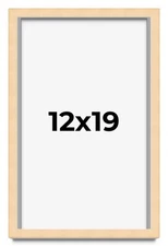 12x19 Solid Wood Picture Frame with UV Acrylic, Available in 6 Finishes