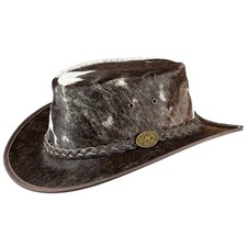 Scippis Rustler cappello di pelle marrone - cappello da cowboy distintivo | outdoor e tempo libero
