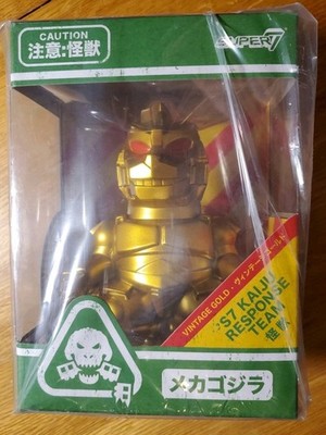 Super7 Toho Fun! Fun! - Mechagodzilla (Vintage Toy Gold) 5'' Vinyl Action Figure