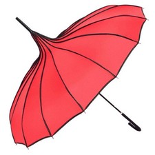 Pagoda Umbrella 34 Inch Open Diameter Sunproof Windproof - Bridal Wedding