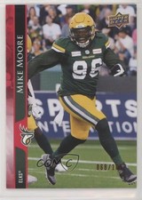 2021 Upper Deck CFL Red 69/165 Mike Moore #8 y0i