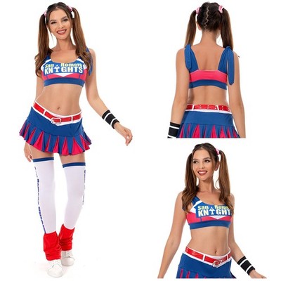Lollipop Juliet Starling Costume San Romero Knights Cheerleader Dress