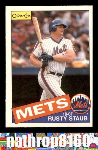 1985 Rusty Staub #190