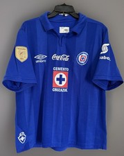 Cruz Azul Chaco Gimenez Cup Champion Umbro Rare SOCCER  JERSEY Medium