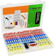 140PCS Heat Shrink Solder Seal Wire Connectors Kit Solder Size: Pro MIX 140PCS