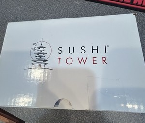 The Original Sushi Tower Kit - Premium Stainless Steel Sushi Making Set.  NEW