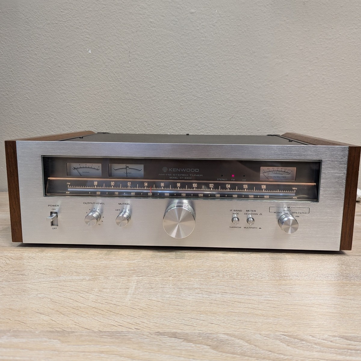 ◆大感謝祭!! KENWOOD KT-8000 FM チューナー m0o3892 TRIO トリオ KT-8000 KT 8000 FM STEREO TUNER FM ステレオ