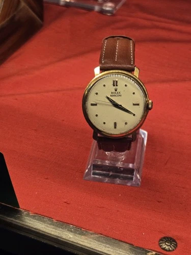 Rolex Marconi 1950s Vintage Manual Winding Wristwatch 34mm