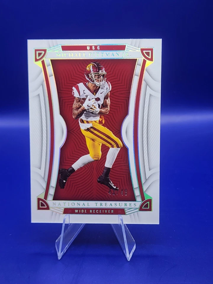 2023 Panini National Treasures Collegiate /99 - Michael Pittman Jr. #27 Colts SP - Image 2 of 4