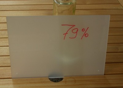 Rauchglas PLEXIGLAS  Acrylglas Indirekte Beleuchtung LED Blende 79% Milchglas