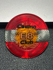 (RARE UNLISTED)  E8  CASINO CHIP POKER CHIP ARGENTINA GAMBLING TOKEN JETON