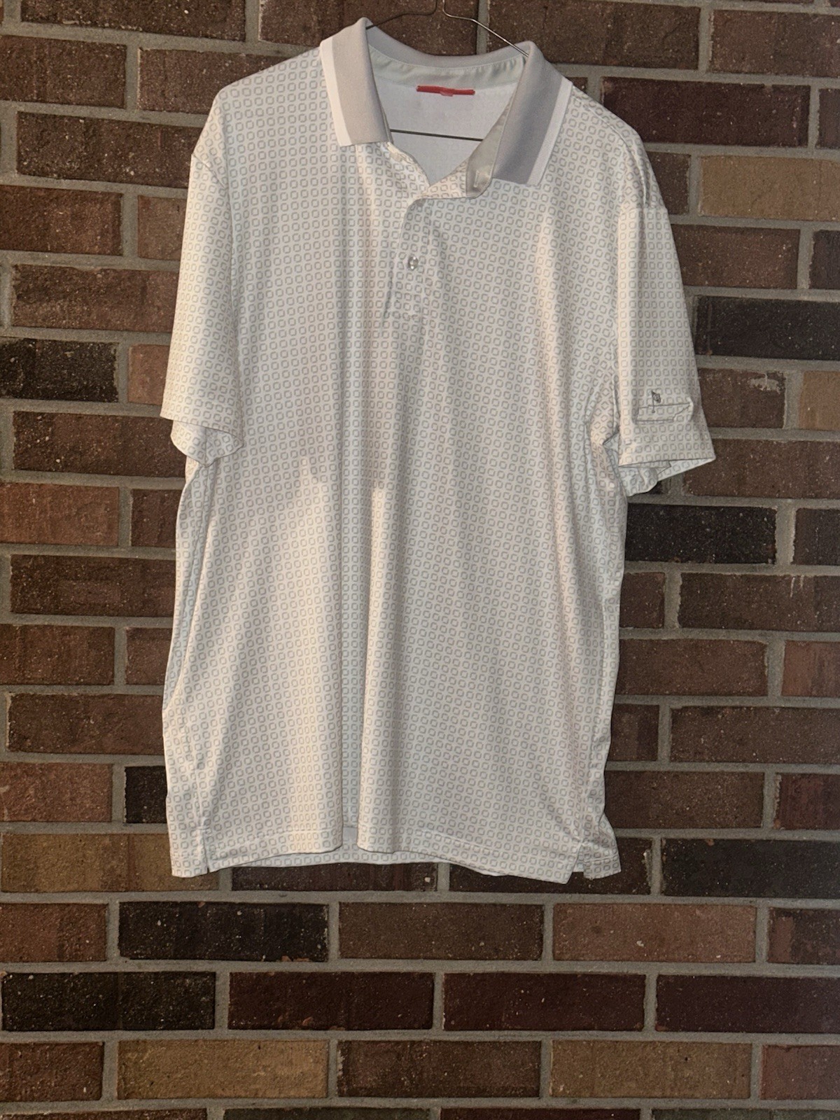 Redvanly Geometric Print Performance Stretch Golf… - image 2