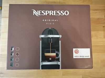 Nespresso Pixie C62 Kapselmaschine (Titan)   NEU & ungeöffnet (OVP)