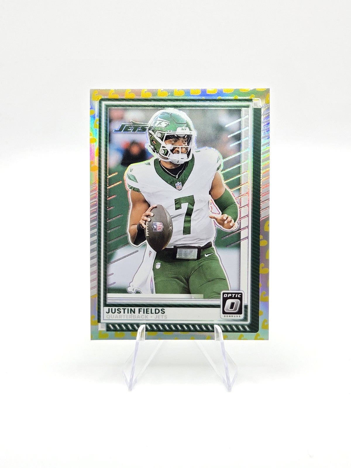 Justin Fields 2025 Donruss Optic Flex SP #/199 #167
