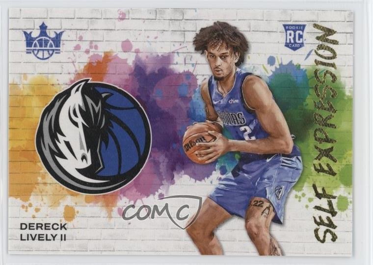 2023-24 Panini Court Kings Self Expression Dereck Lively II #6 Rookie RC