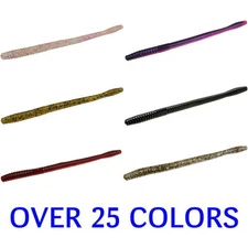 Zoom Magnum Trick Model 115 Worm Soft Bait Fishing Lure 7" 8 Pack