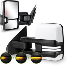 2014-2018 Silverado 1500 2015-2019 2500HD 3500HD Towing Mirrors Compatible Repla