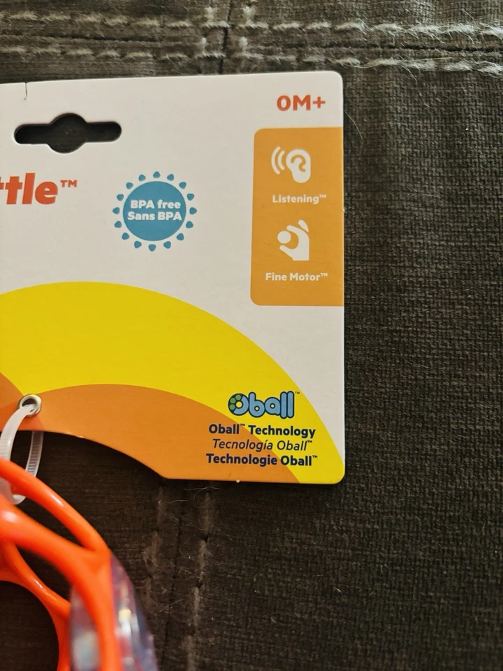 Bright Starts Oball Classic - ¡NUEVO! ¡Naranja! Foto 2 de 3