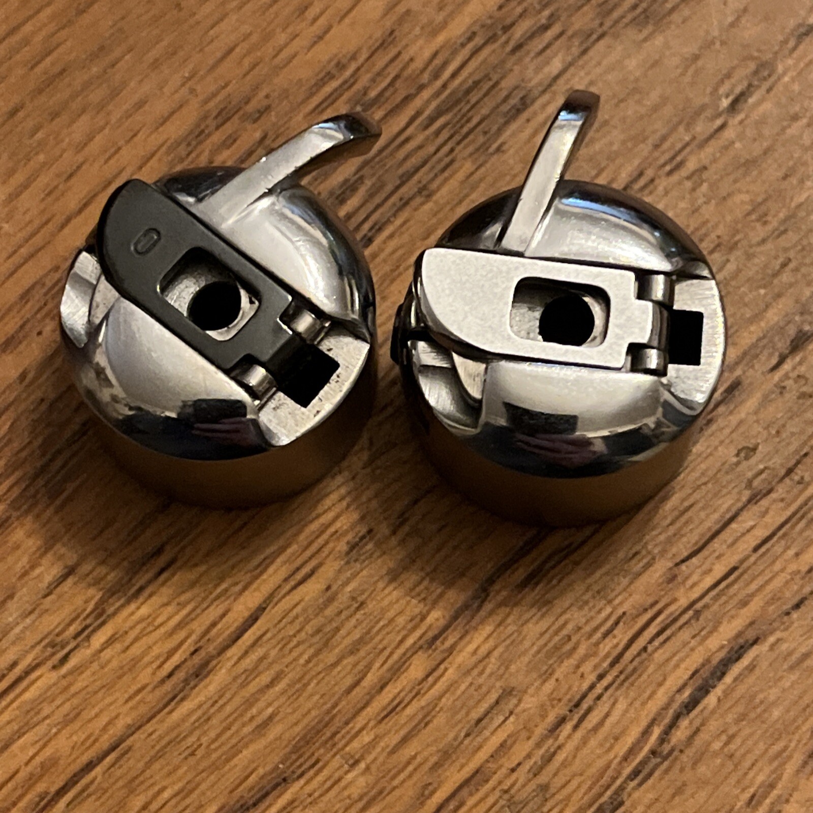 2 Vintage Necchi Sewing Machine Bobbin Cases 20176 For BU Mira