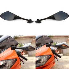 Motorcycle LED Turn Signals Rearview Mirrors Pair For Suzuki GSXR 600 750 1000