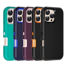 Hybrid Military Case For iPhone 16 Pro Max 16 Plus Heavy Duty Shockproof Cover