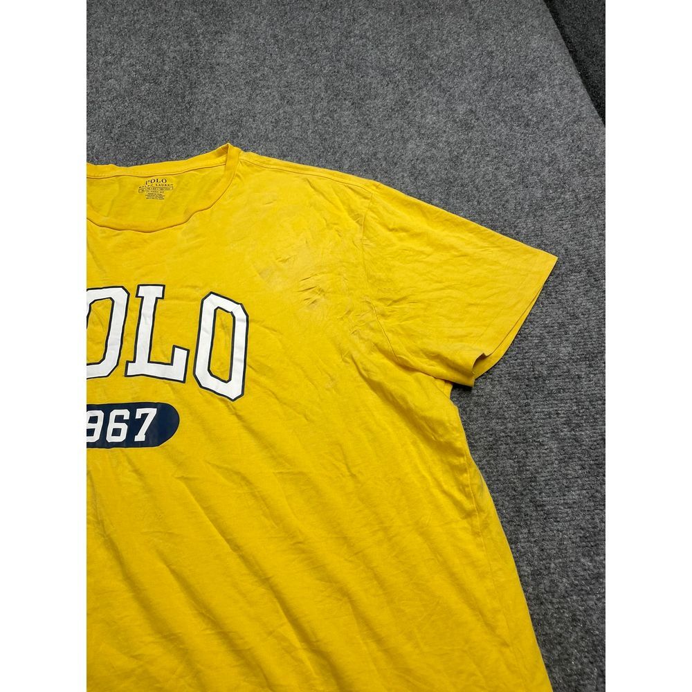 Polo Ralph Lauren Men's Yellow T-shirt Classic Fit Short