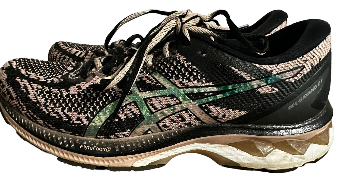 gel kayano 28 black pink rave