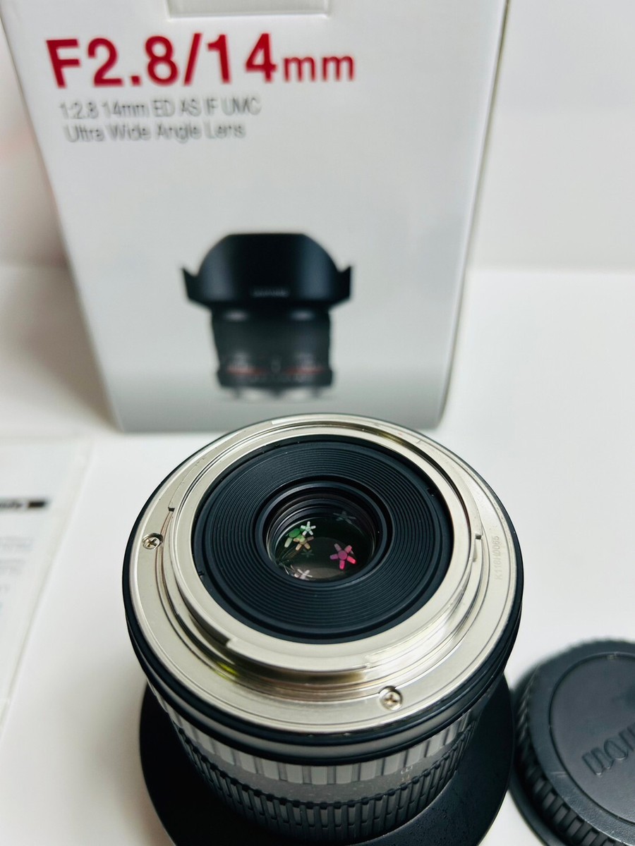SAMYANG 14mm F2.8 ED AS IF UMC Canon with box from japan | eBay SAMYANG 14mm F2.8 ED AS IF UMC Canon with box from japan | eBay