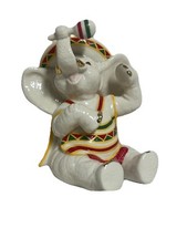 Lenox FIESTA FUN Figure Holiday Elephant Collection Ivory Fine China 24 KT Gold