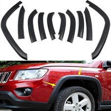 for Jeep Compass 2011-2018 Front & Rear Wheels Fender Flares Cover 10Pcs/Set