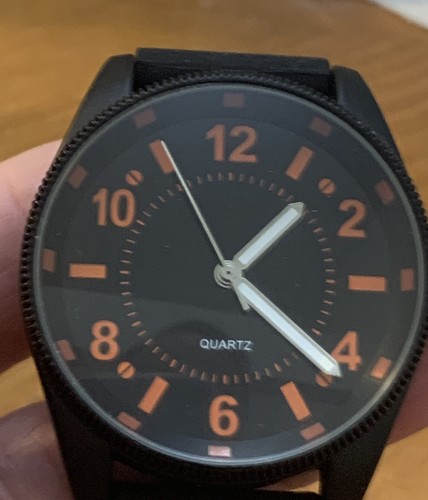 Orologio Uomo Action Movimento Quarzo Cinturino Silicone Alta Visibilità Batteria Fresca - Foto 2 di 9