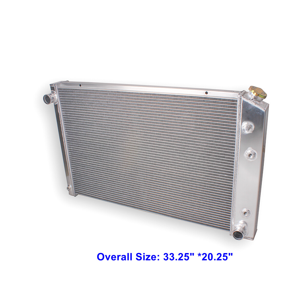 4 Row Aluminum Radiator For 1973-86 Chevy C/K Pickup Truck C10 C20 C30 ...
