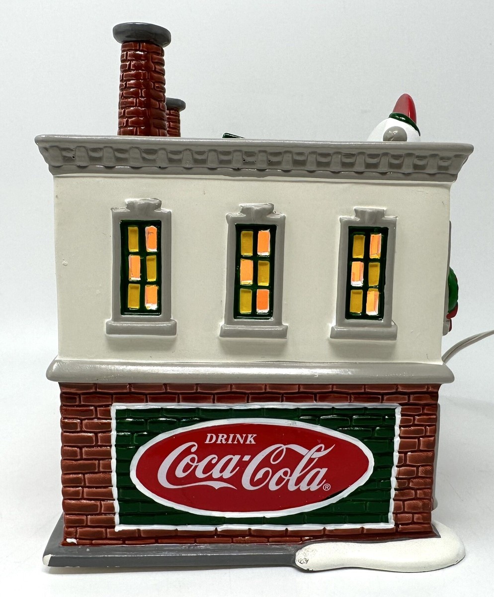 Department 56 Snow Village Coca Cola Bottling Plant 1994 | eBay