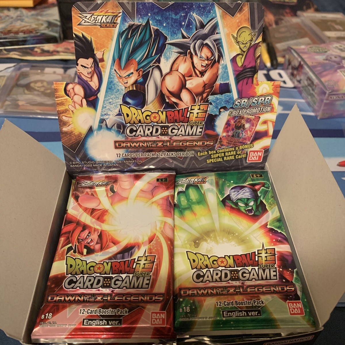 dawn of the legends booster box Digimon: Liberator : Toys & Games Each booster pack contains 12 cards and each box contains a brilliant 24 booster packs Dragon Ball S Dawn of